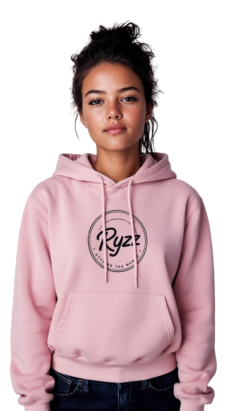 Ladies Pink Hoody