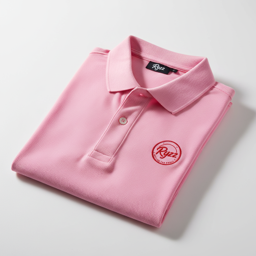 Ladies Pink Polo