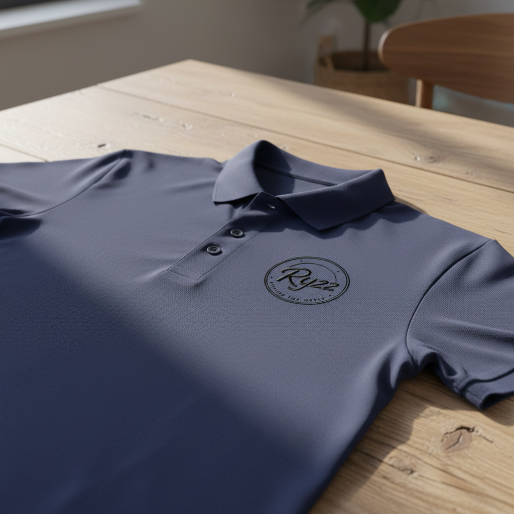 Ladies Blue Polo